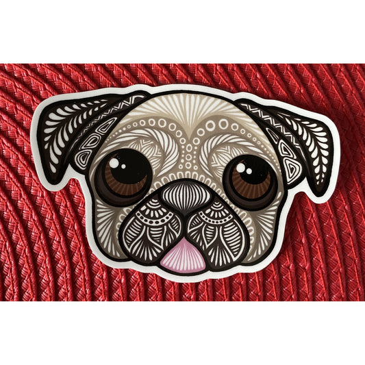 Pug Sticker - BFF Here