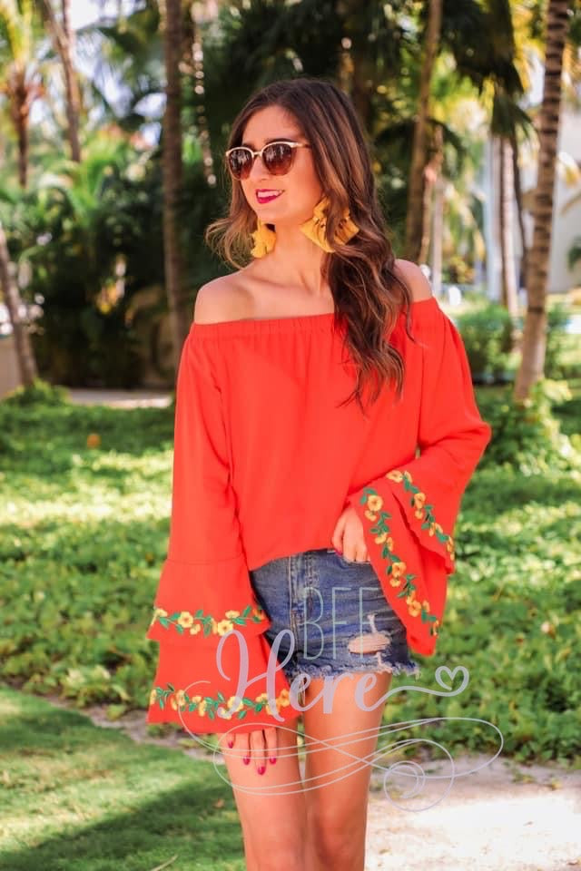 Miranda Embroidered Top - BFF Here