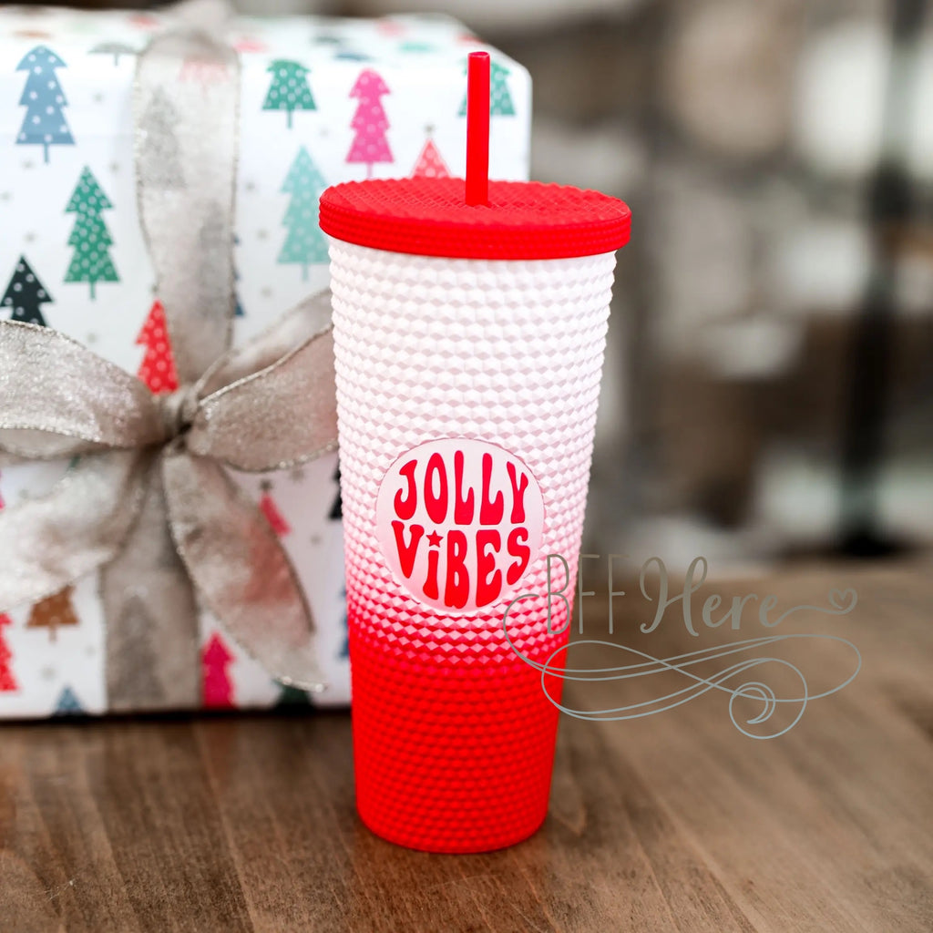 Textured Tumbler (Pink Gradient) - Girl Mama