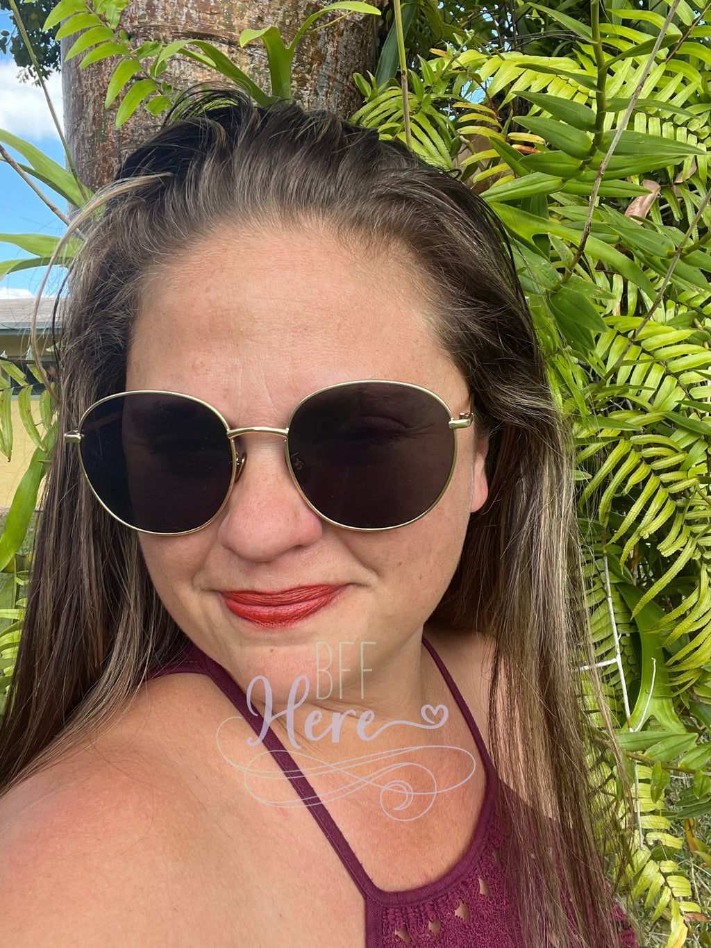 Better By The Pool Round Sunglasses -- Choice of Color - BFF Here