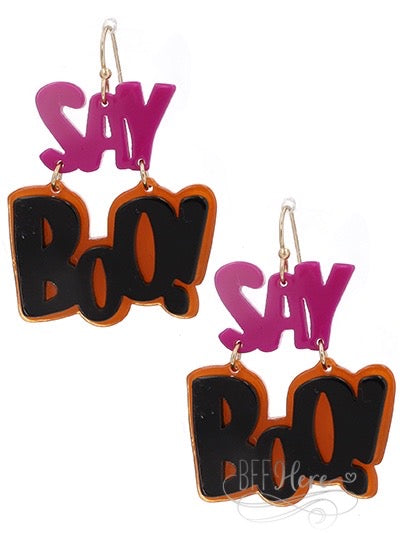 Say Boo Earrings - BFF Here