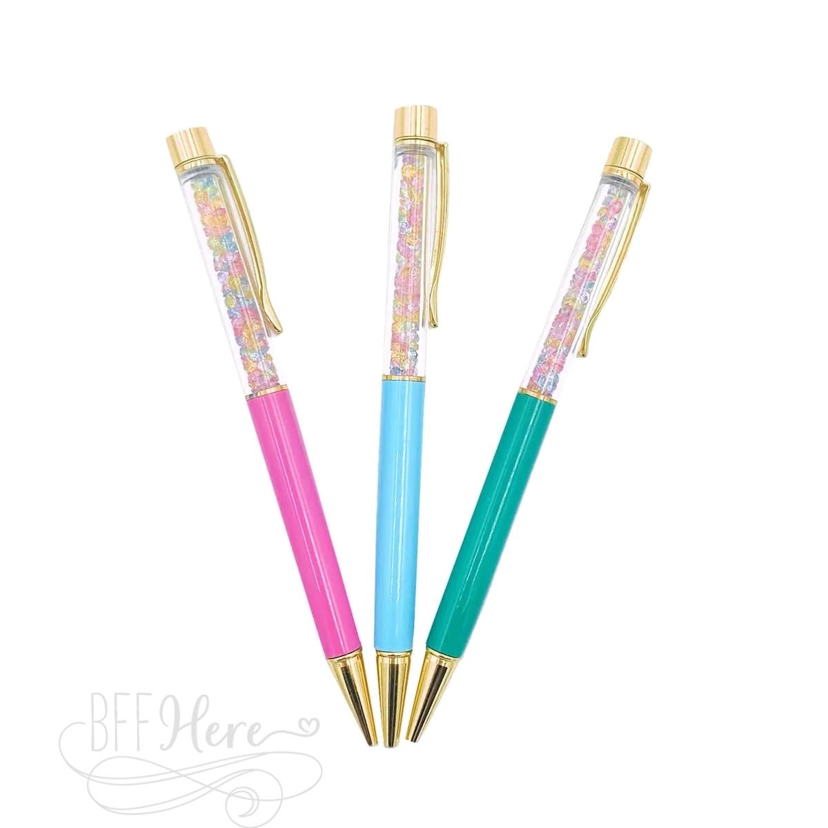 Be A Gem Confetti Pen Set by Packed Party - BFF Here