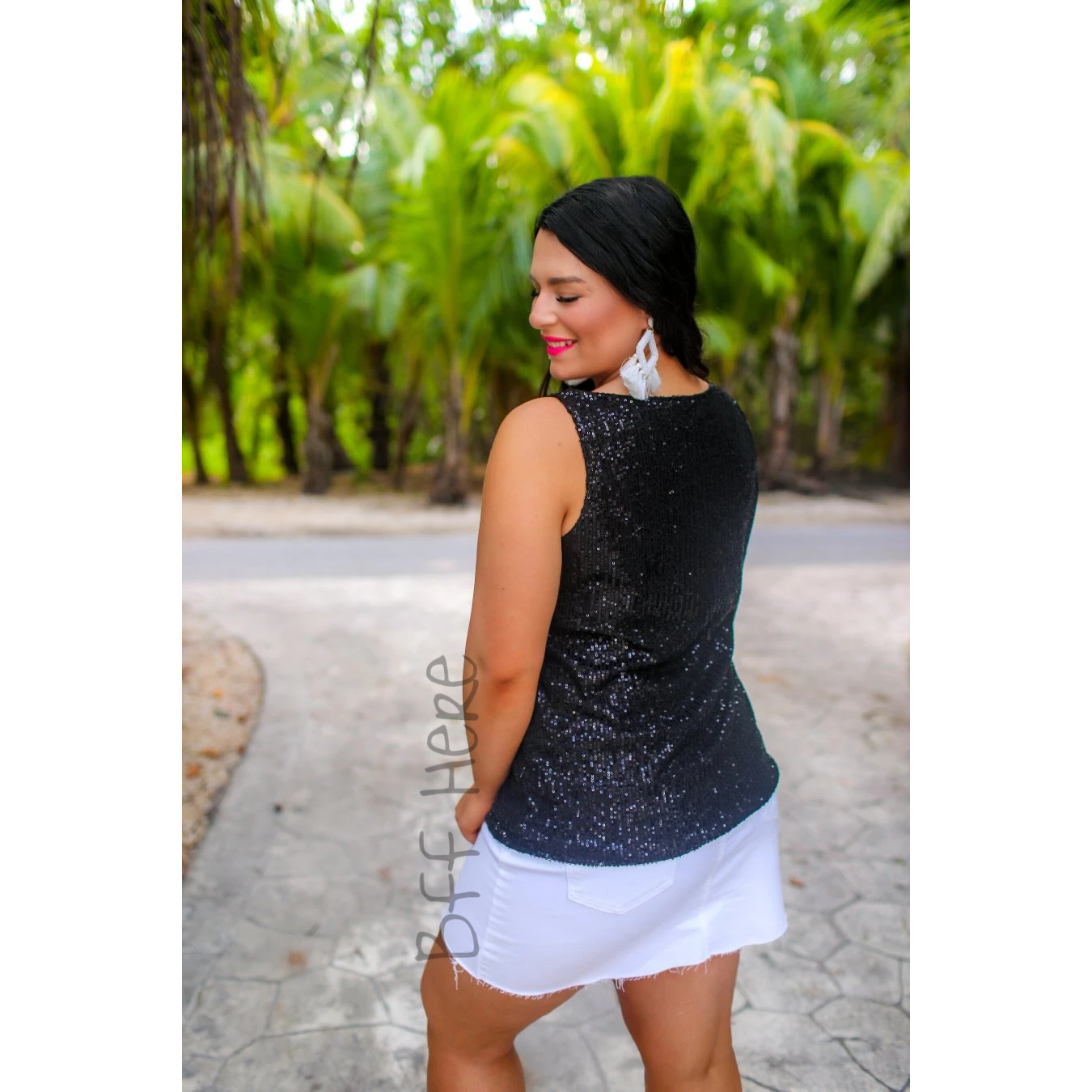 Night Of Luxury Sequin Tank - BFF Here