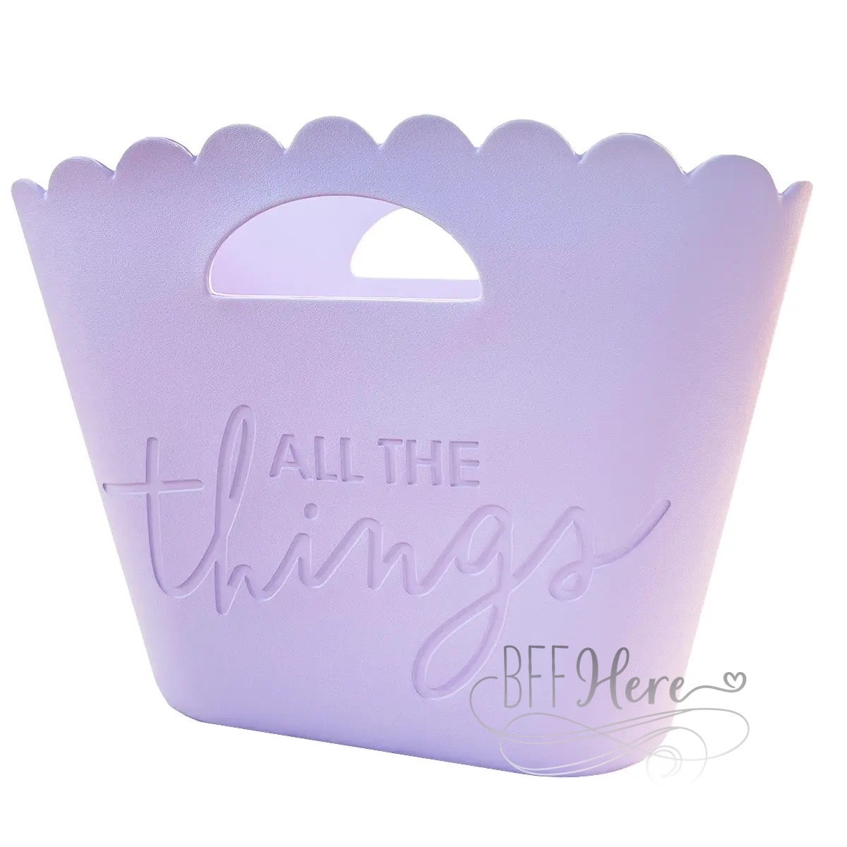 PREORDER— All The Things Lavender Jelly Tote by Packed Party - BFF Here