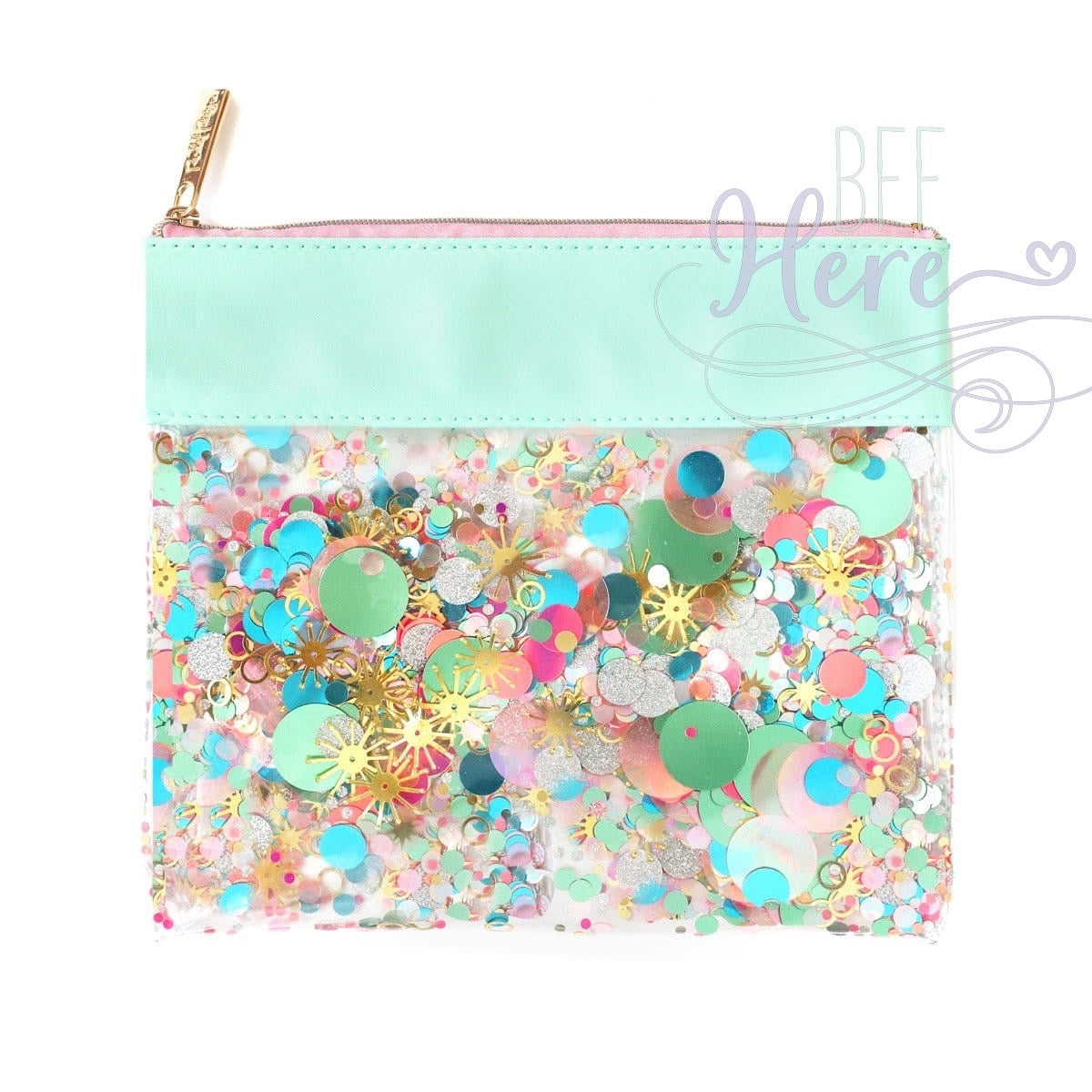 Winter Magic Confetti Everything Pouch by Packed Party - BFF Here