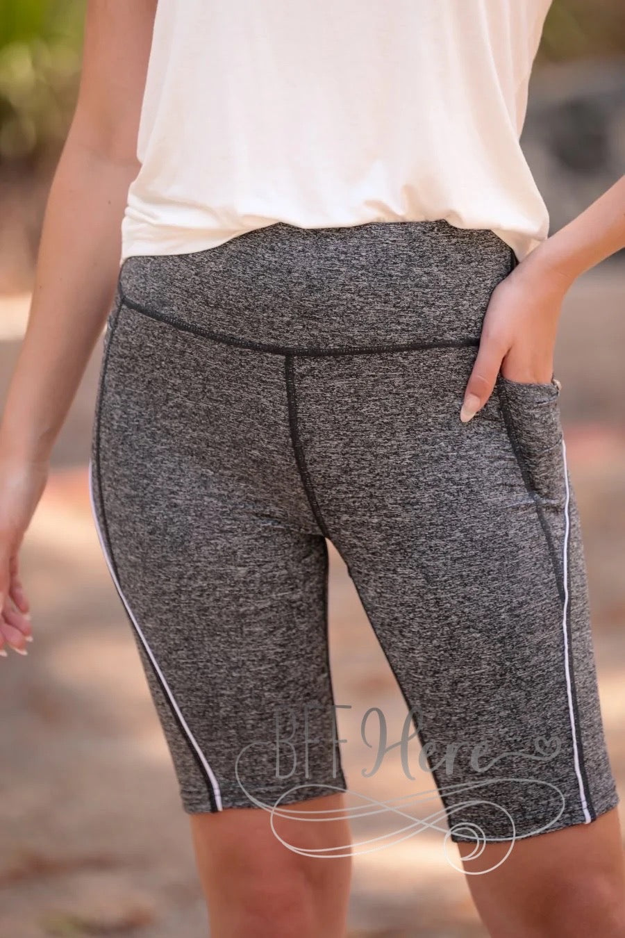 Total Knockout Biker Shorts - BFF Here