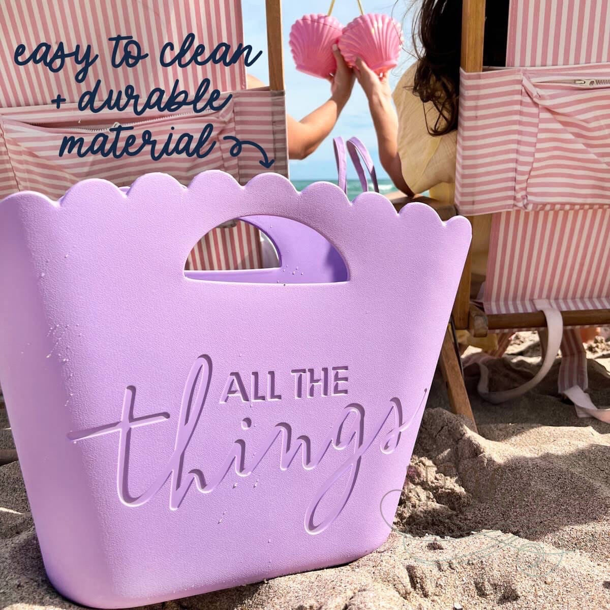 All The Things Lavender Jelly Tote by Packed Party - BFF Here