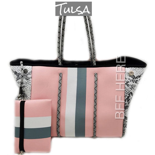 Neoprene Tote -- Tulsa - BFF Here