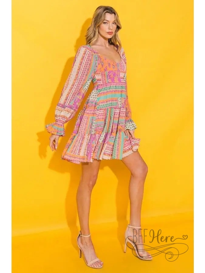 Raina Woven Mini Dress - BFF Here