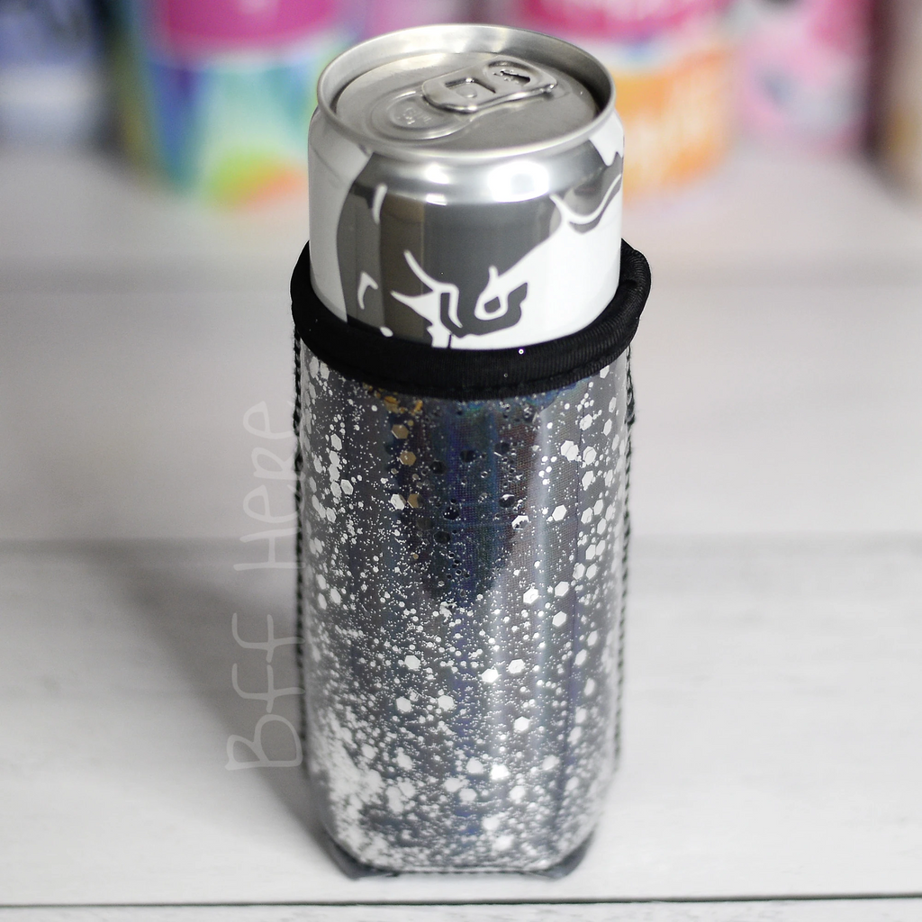 Glitter Slim Can Cooler - BFF Here