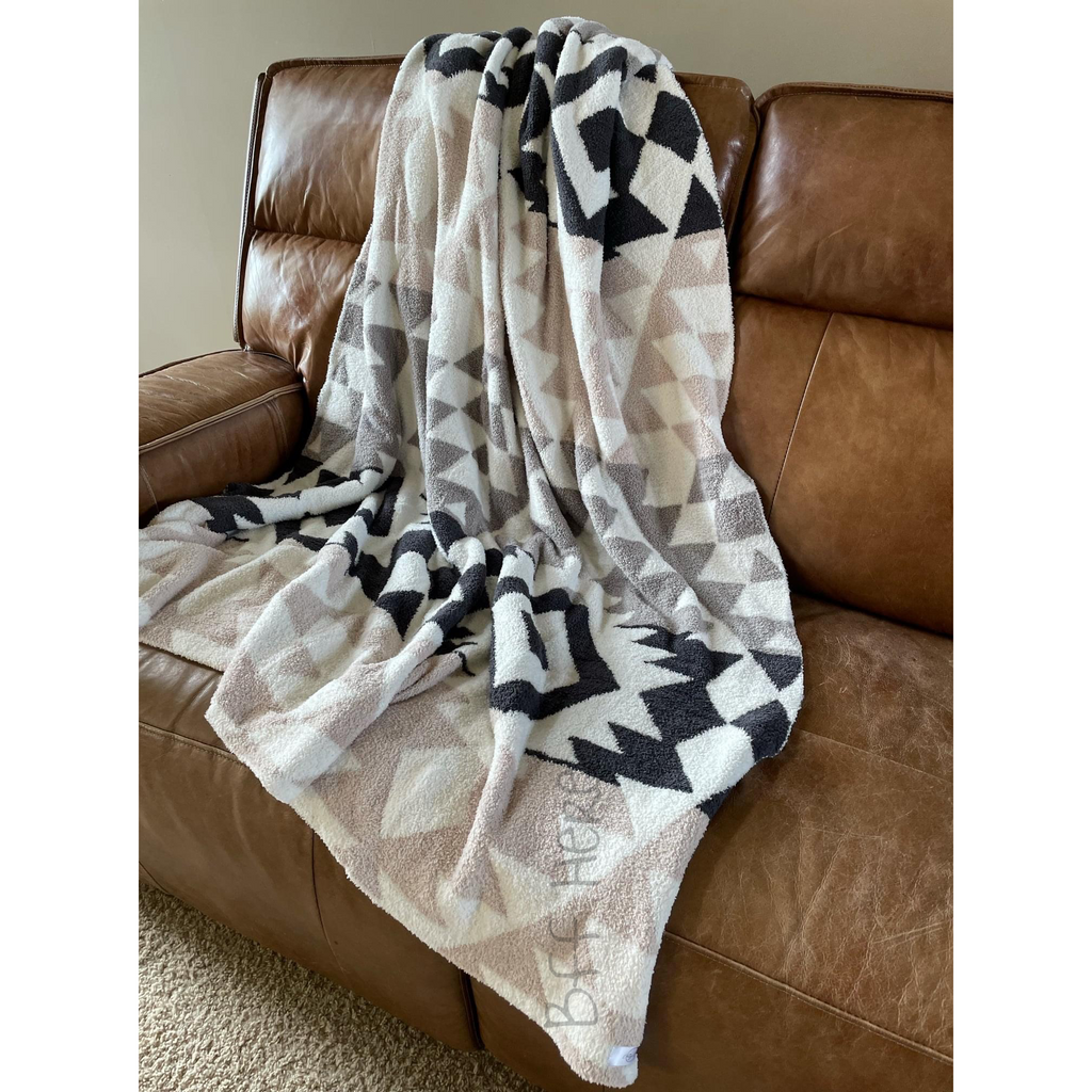 Luxe Jacquard Blanket -- Choice of Color - BFF Here