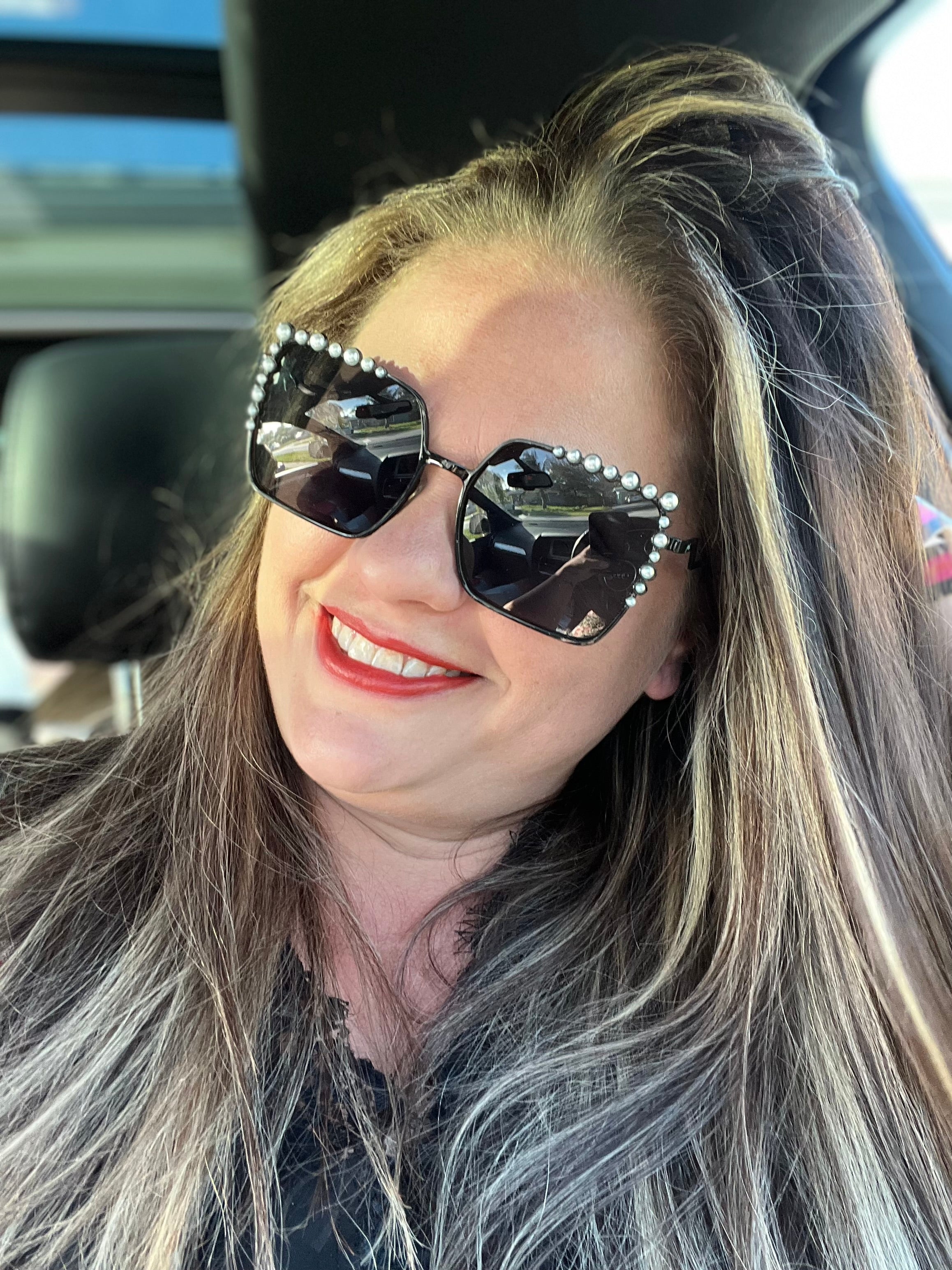 She's Boujee Pearl Sunglasses - BFF Here