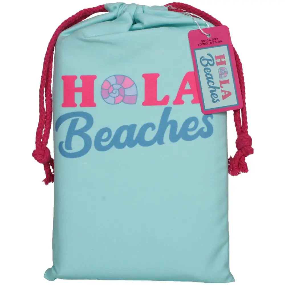 Quick Dry Beach Towel -- Hola Beaches - BFF Here