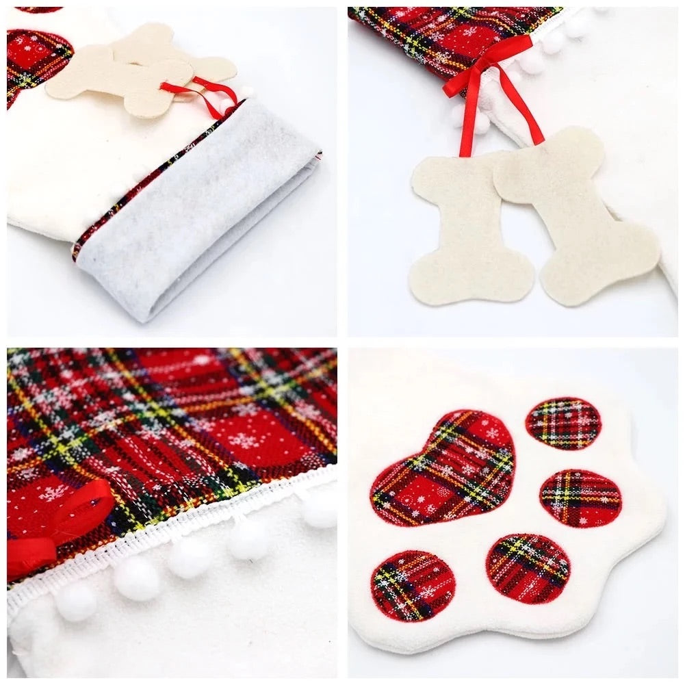 Paw Stockings -- Choice of Color - BFF Here
