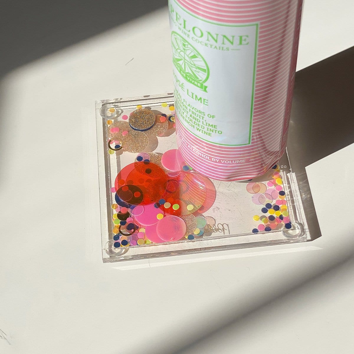 Just Coastin' Confetti Coasters by Packed Party - BFF Here