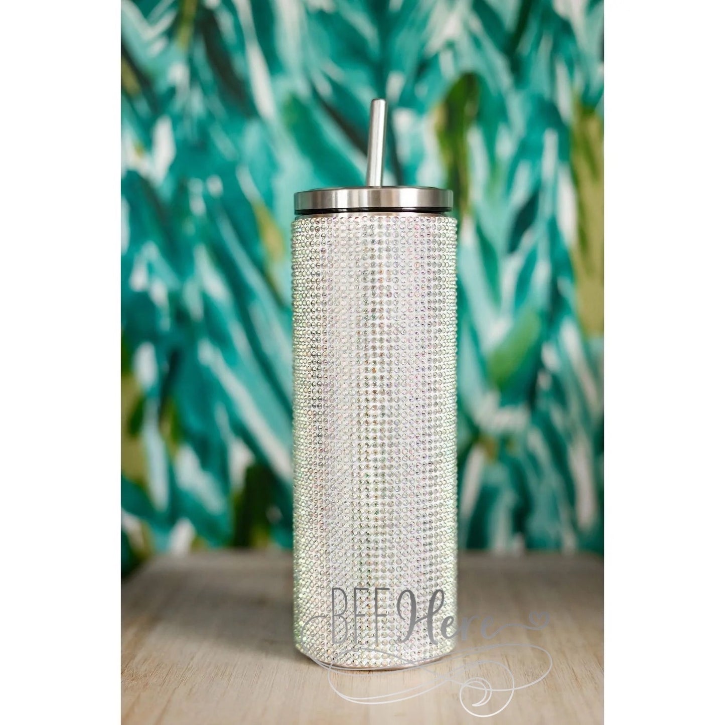 Luxury Rhinestone Tumbler — Choice of Color - BFF Here