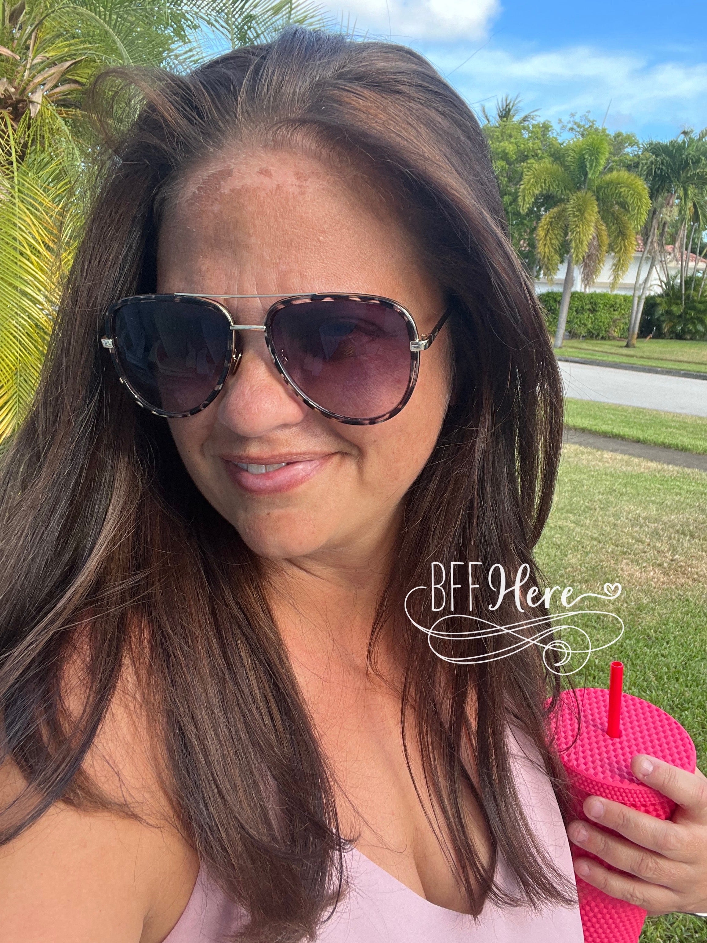 Give Me Sun Aviator Sunglasses - BFF Here