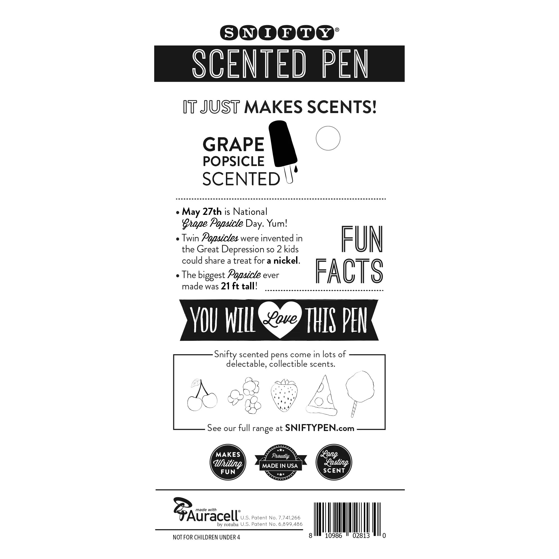 Grape Popsicle Scented Pen by Snifty - BFF Here