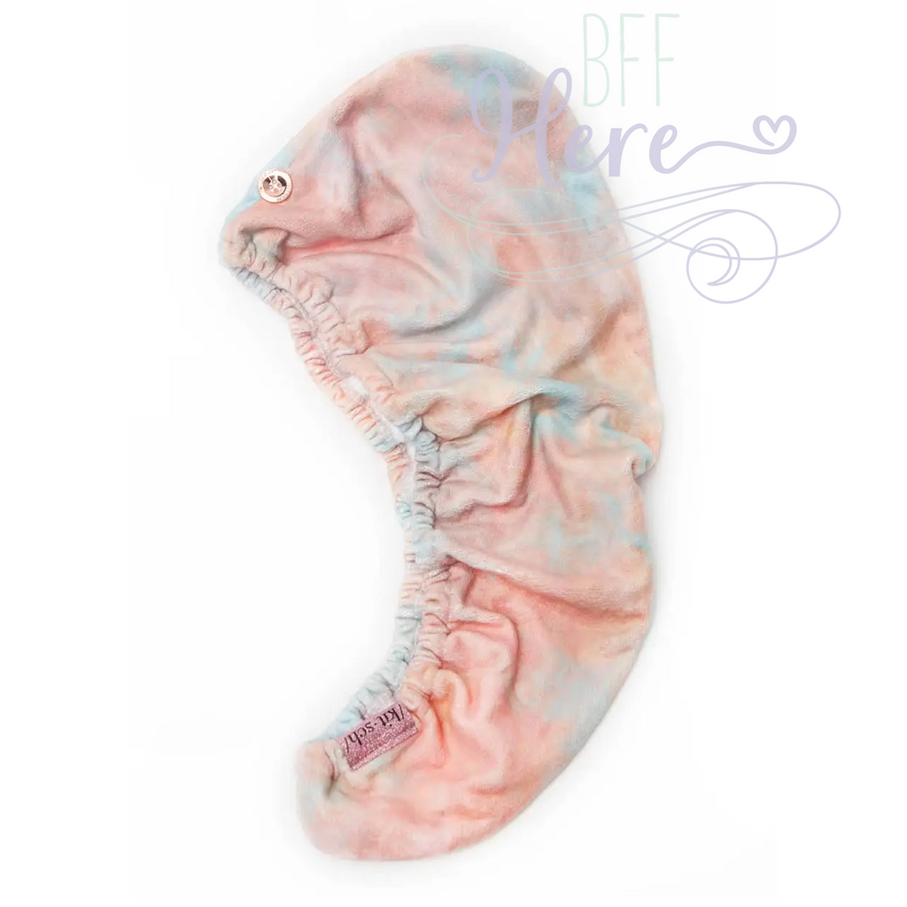 Quick Dry Hair Towel - Sunset Tie Dye - BFF Here