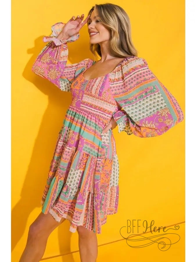 Raina Woven Mini Dress - BFF Here