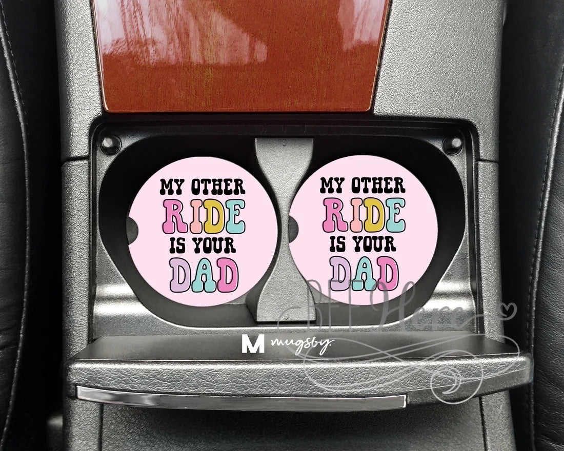 PREORDER—My Other Ride Car Coaster - BFF Here