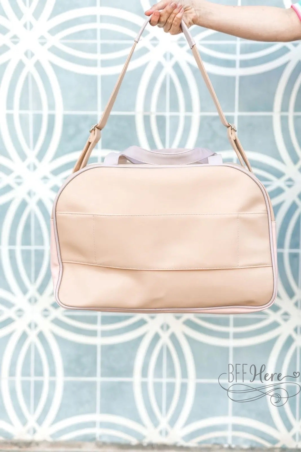 PREORDER—Duffle Bag Weekender / Getaway (Light Tan) - BFF Here