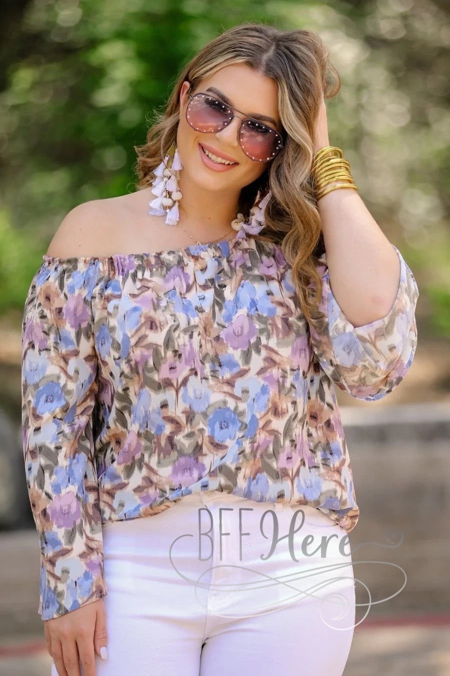 Sweet Escape Off The Shoulder Top - BFF Here