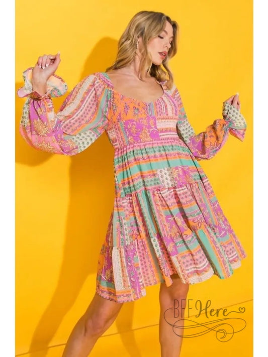 Raina Woven Mini Dress - BFF Here