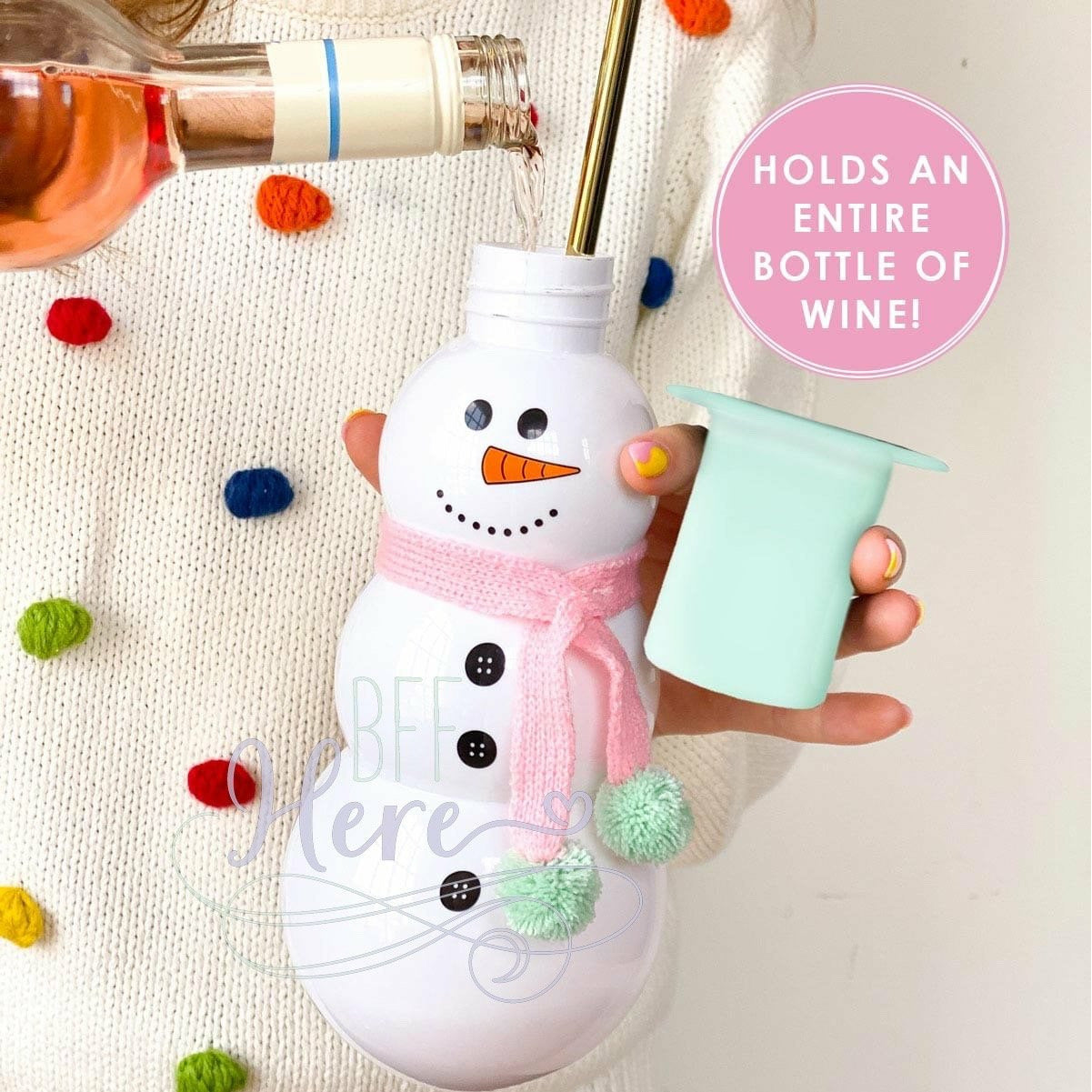 The Snowman Sipper - BFF Here