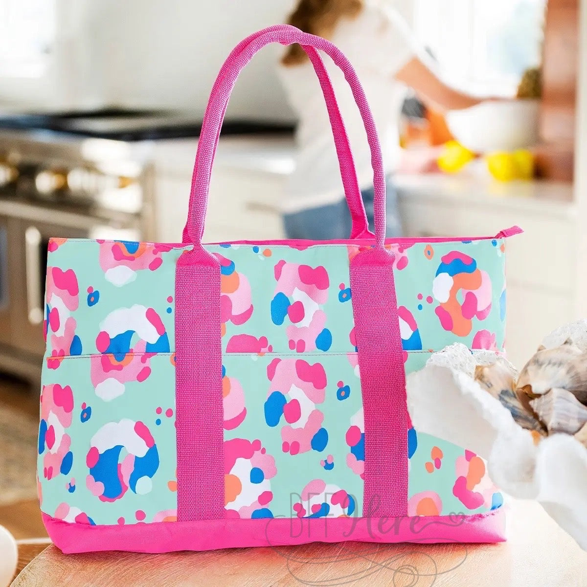 Safari Party Cooler Tote - BFF Here