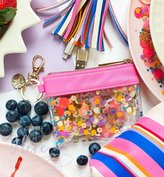 Everyday Jam Confetti Keychain Wallet by Packed Party - BFF Here