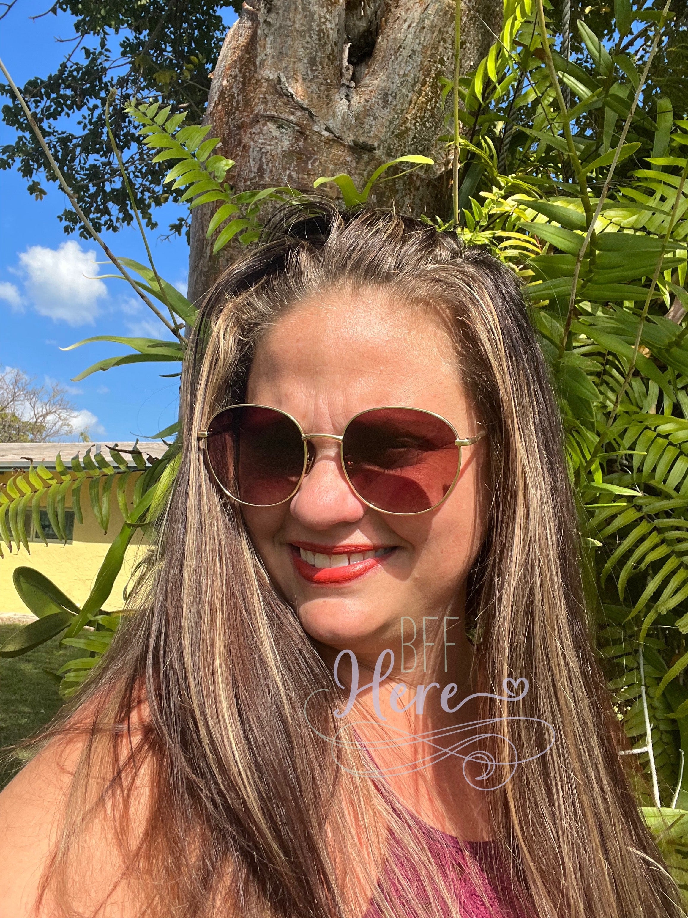 Better By The Pool Round Sunglasses -- Choice of Color - BFF Here