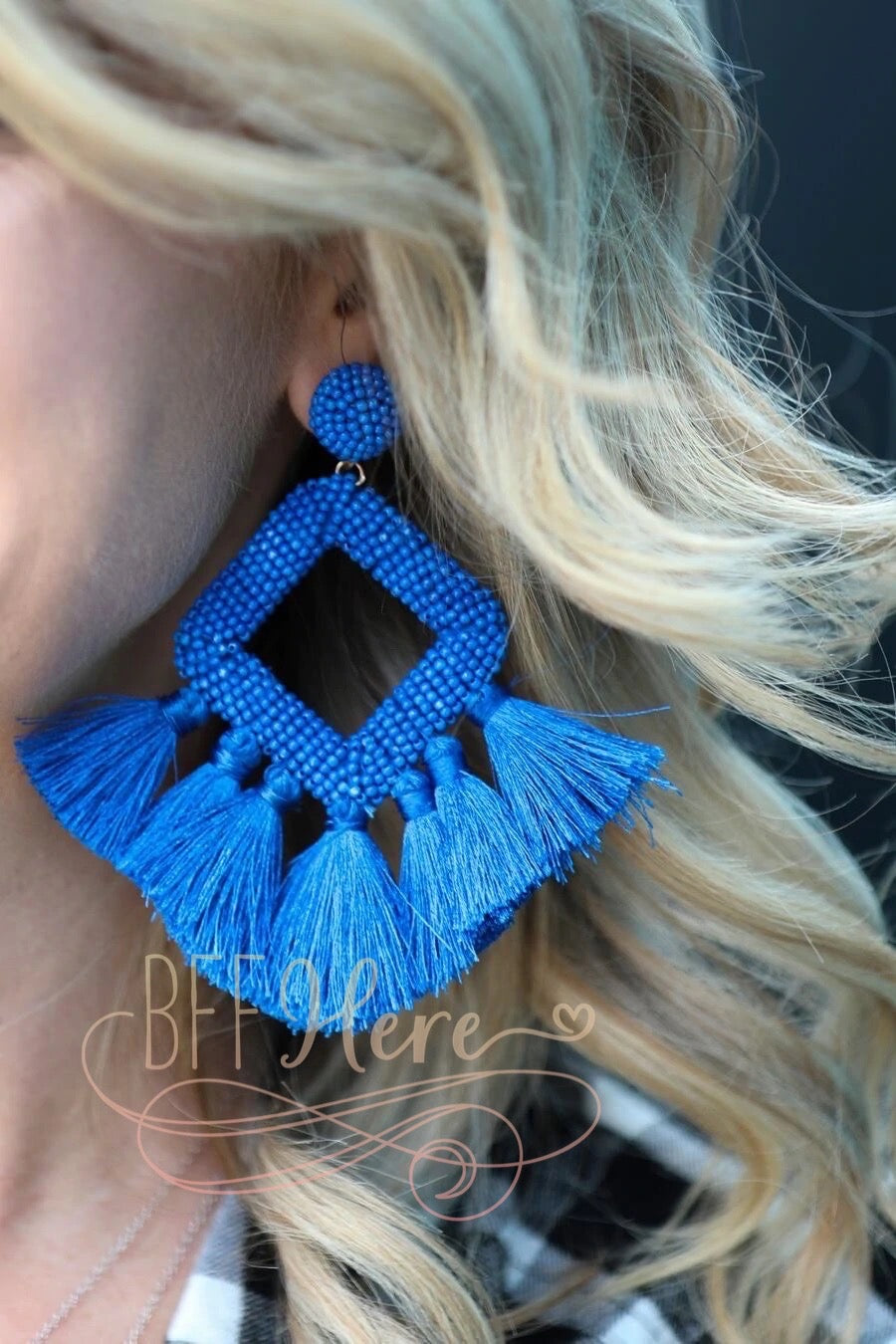 Ellie Fringe Drop Earrings - BFF Here