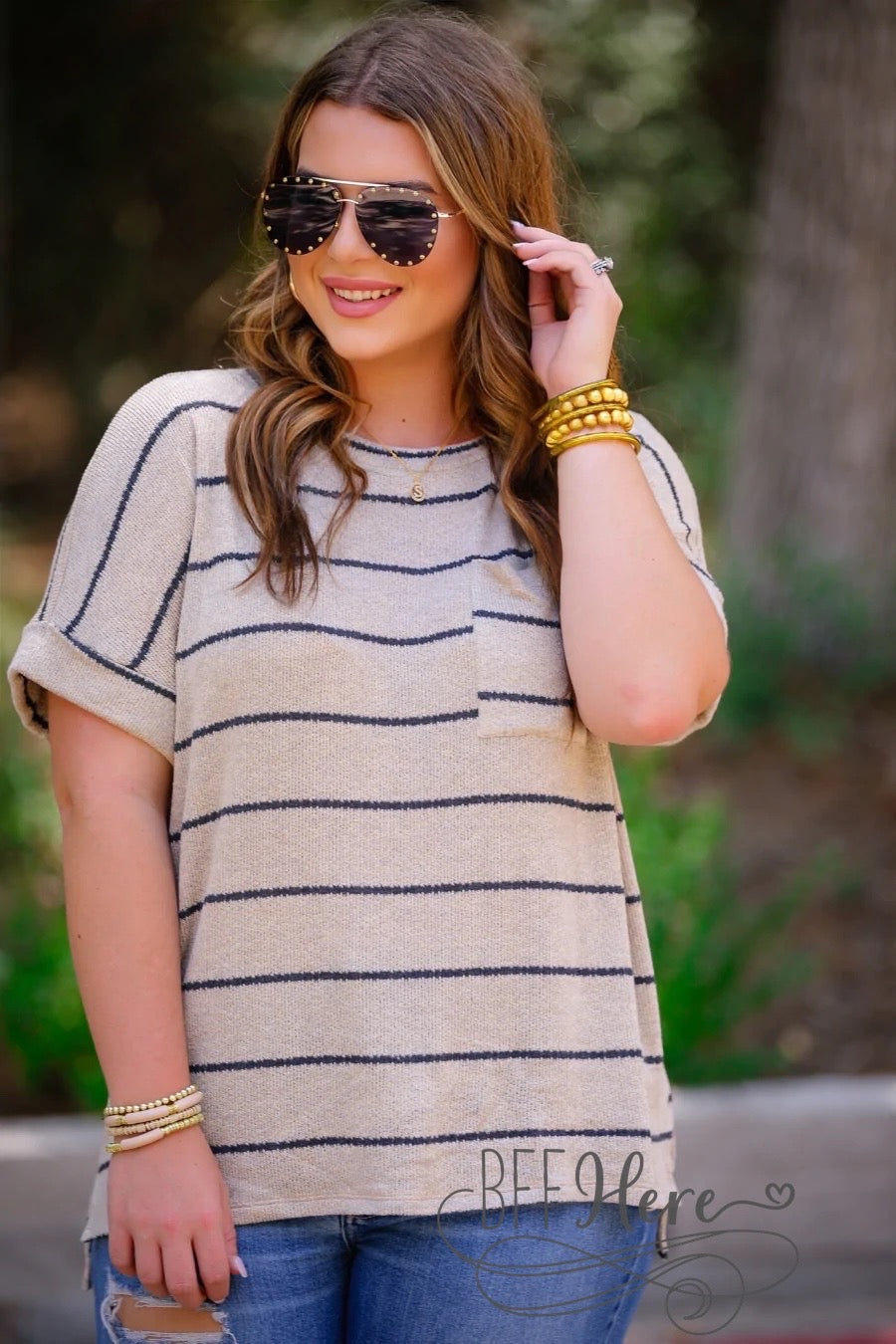 Jarrett Knit Pocket Top - BFF Here