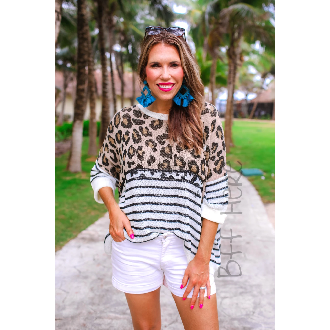 Portland Leopard Lightweight Sweater - BFF Here