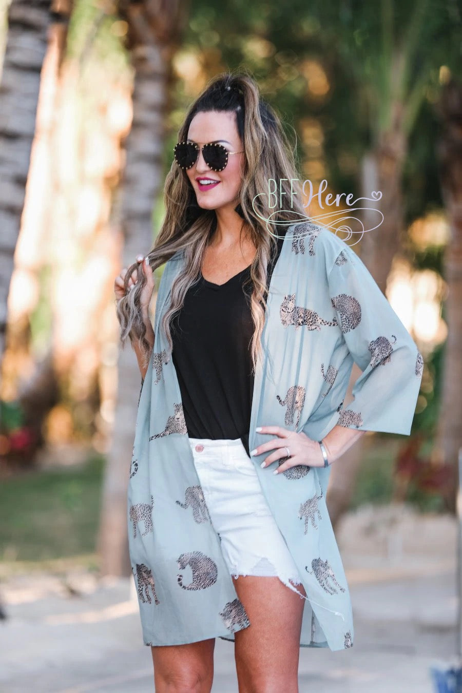 Stay Fierce Kimono - BFF Here