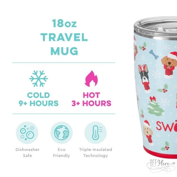 Santa Paws Travel Mug (18oz) by Swig Life - BFF Here