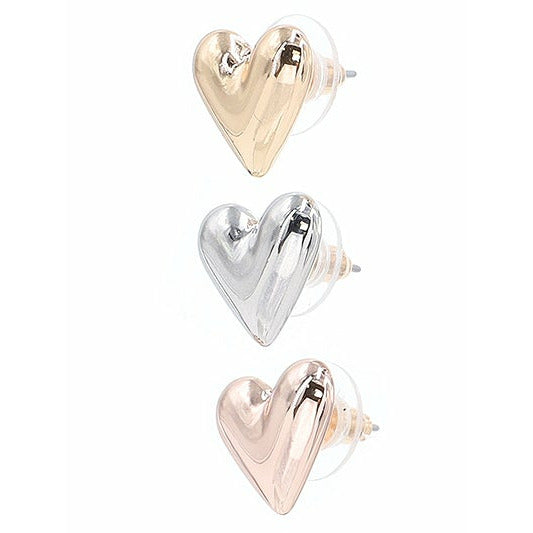 Heart Stud Set - BFF Here