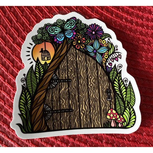 Fairy Door Sticker - BFF Here