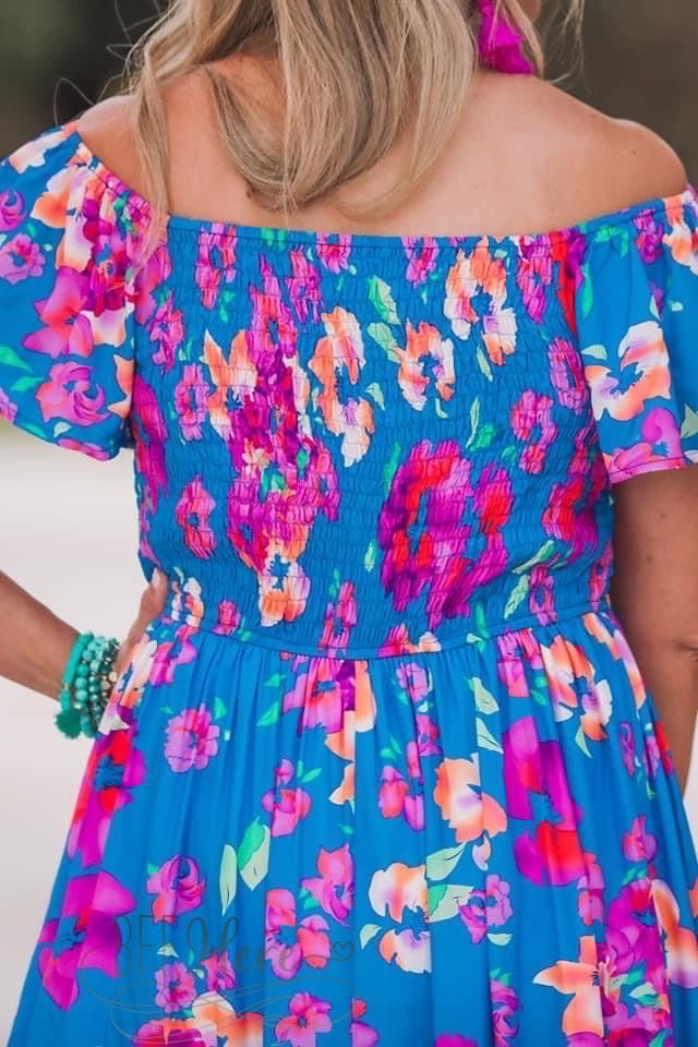 PREORDER—Spring Fever Floral Dress - BFF Here