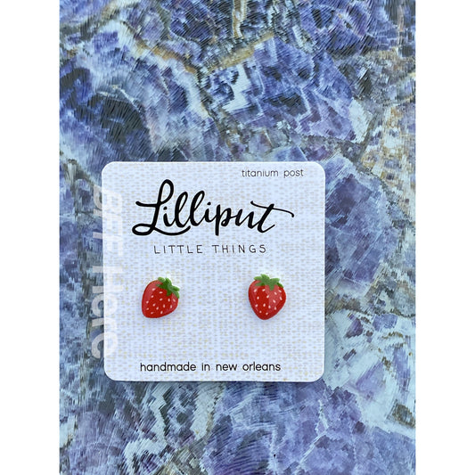 Strawberry Earrings - BFF Here