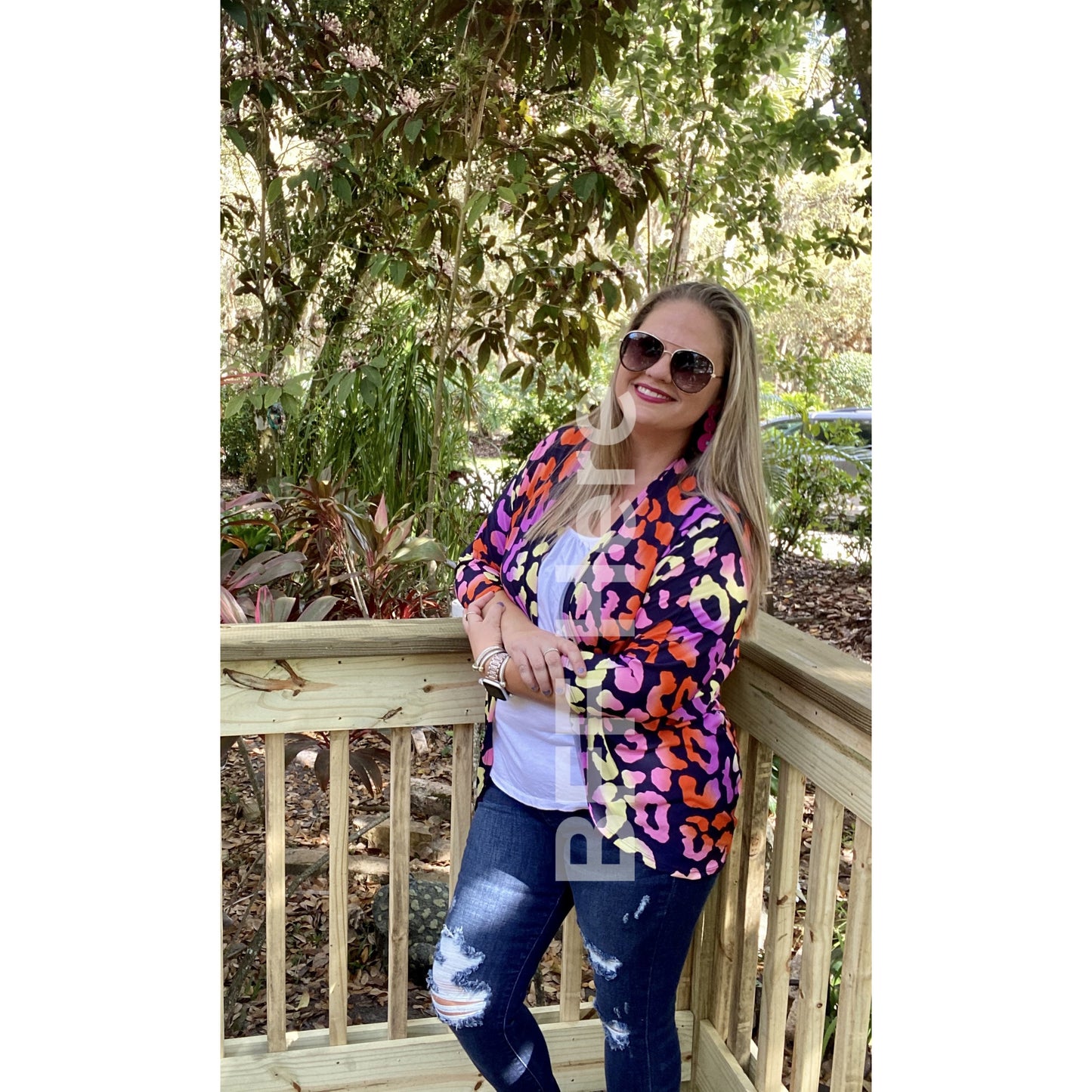 Everly Colorful Leopard Cardigan -- Choice of Color - BFF Here