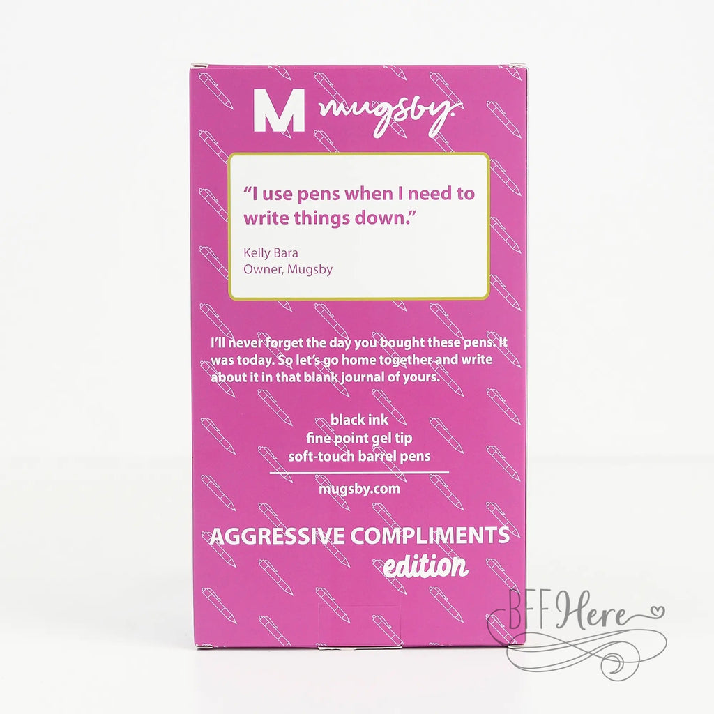 Compliments Pen Set Funny Edition - BFF Here