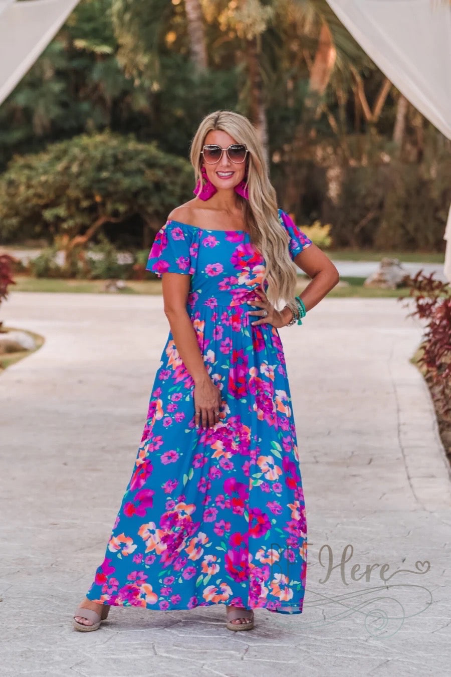 PREORDER—Spring Fever Floral Dress - BFF Here