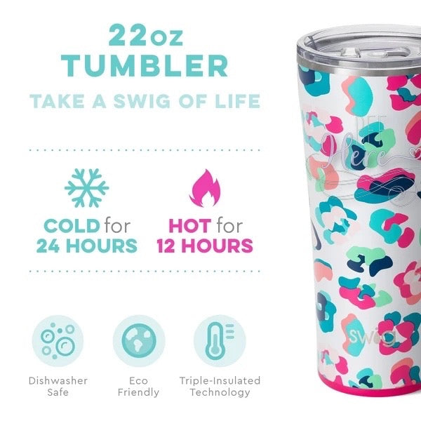 Party Animal Tumbler (22oz) by Swig Life - BFF Here