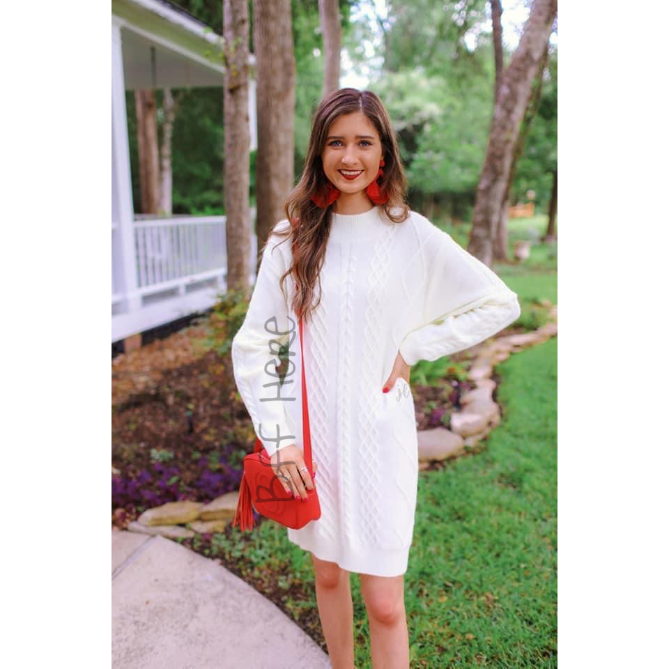 Central Park Sweater Dress - BFF Here