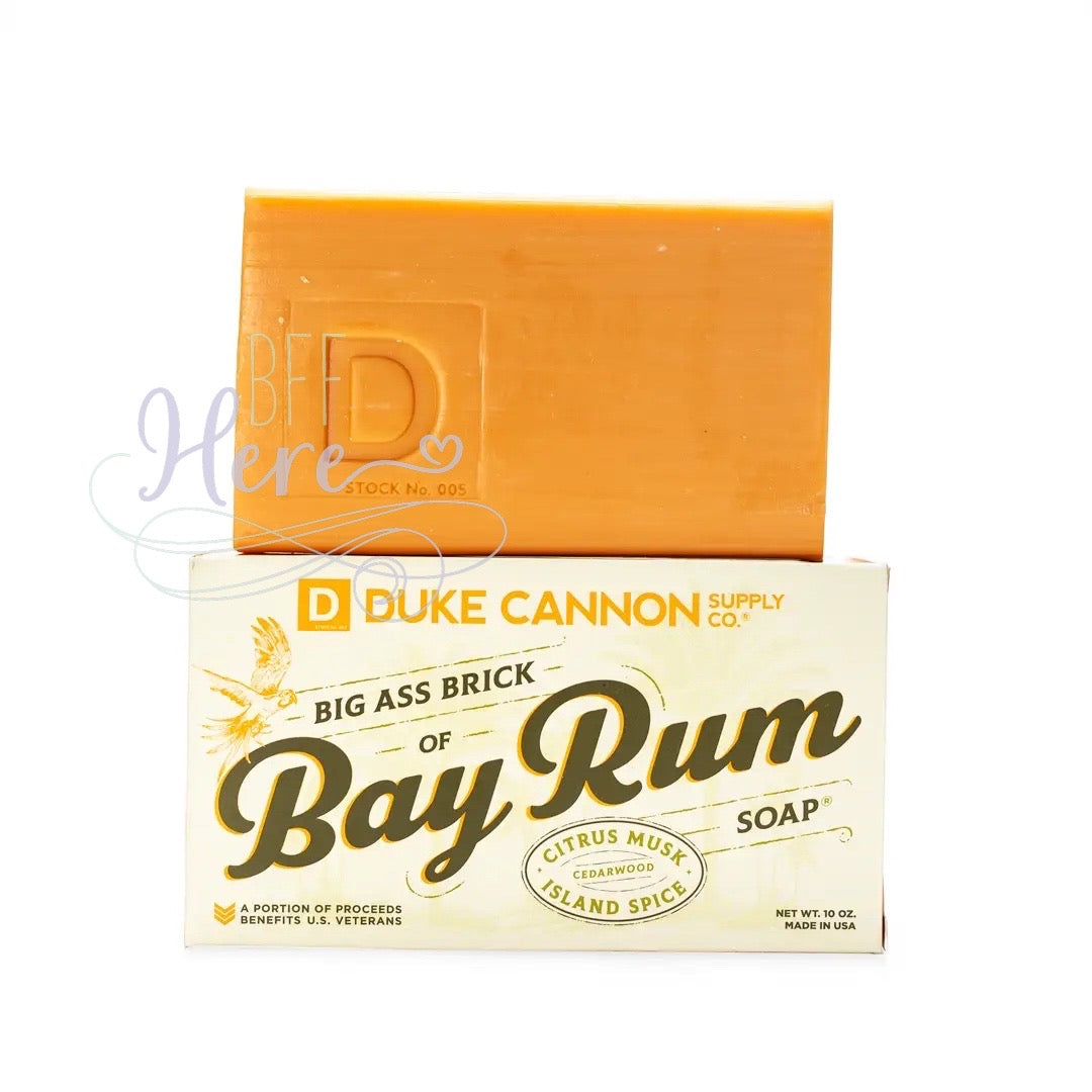 Big Ass Brick Of Soap — Bay Rum by Duke Cannon - BFF Here