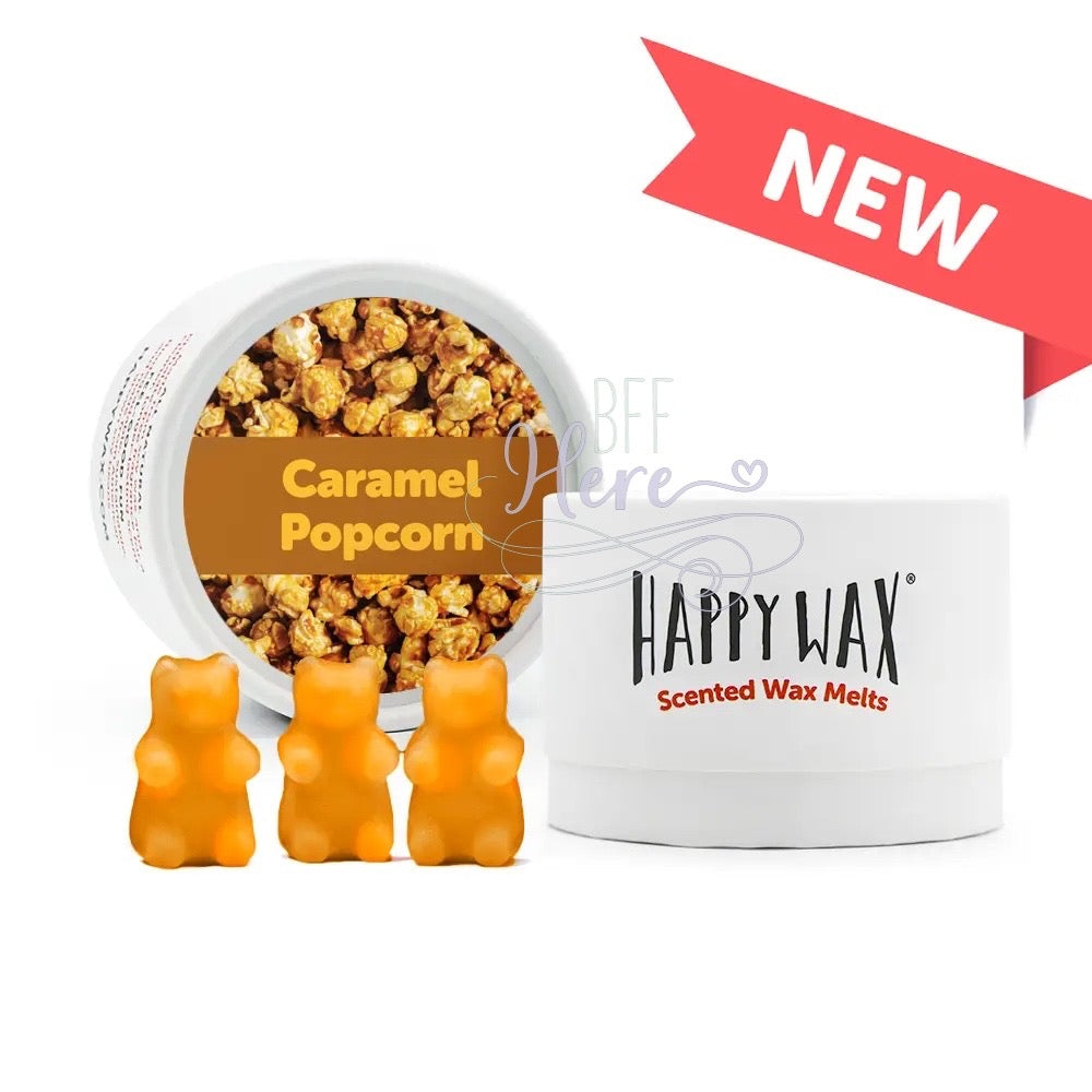 Happy Wax Soy Melts -- Caramel Popcorn - BFF Here