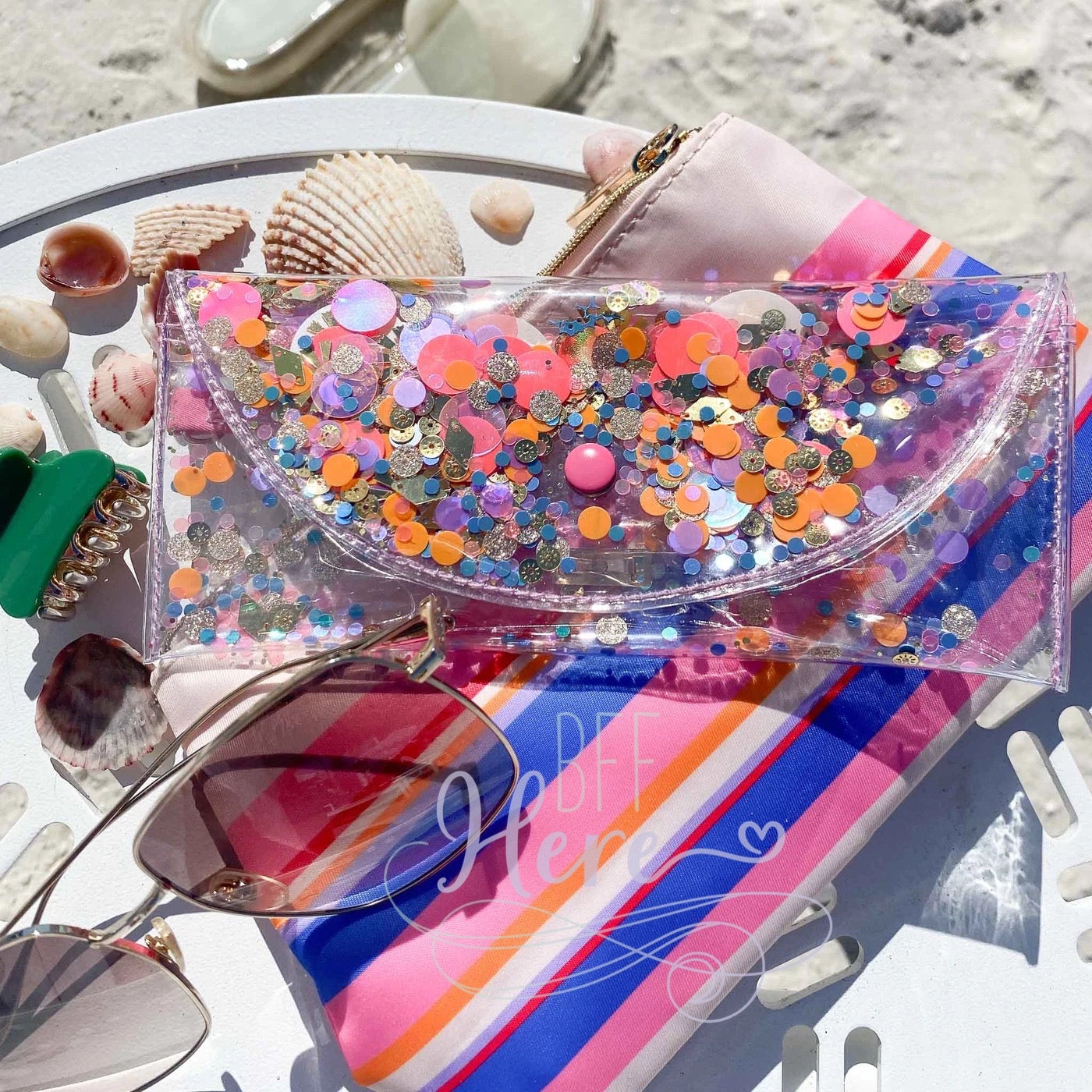 Side of Sunshine Sunglasses Case by Packed Party - BFF Here