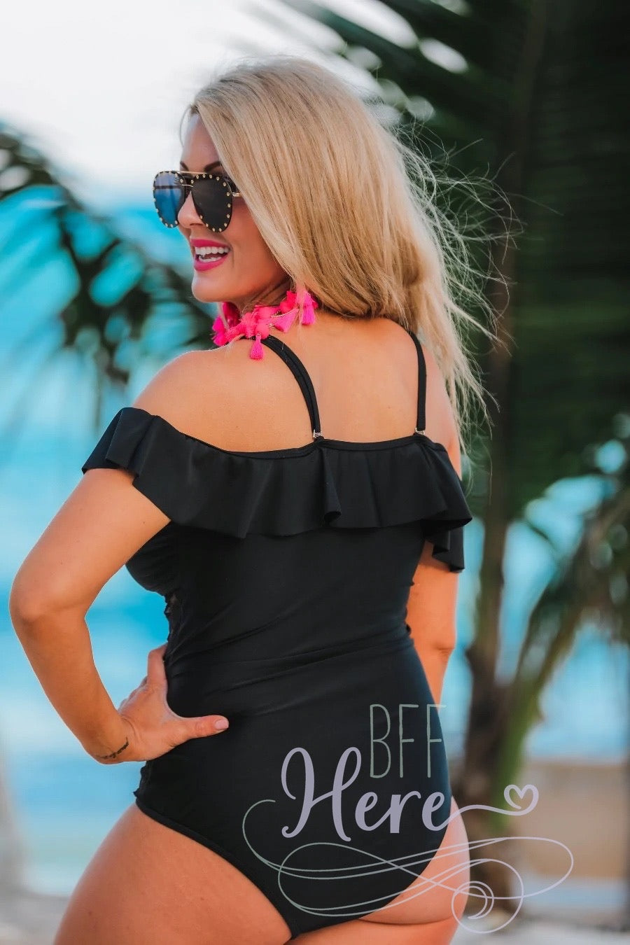 Too Chic One Piece Swimsuit - BFF Here